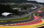 Le circuit au passage de Spa-Francorchamps au passage de la Ferrari de Carlos Ferrari, le 27 août 2022