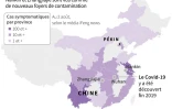 Les cas de Covid-19 en Chine