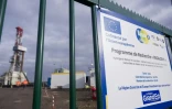 Le site de forage du projet REGALOR II, piloté par La Française de l’Énergie, le 23 janvier 2026 à Pontpierre, en Moselle
