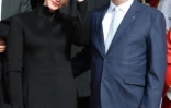 Le prince Albert II et la princesse Charlène, à Monaco, le 27 janvier 2019