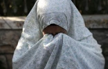 Fahmiyeh Shamasneh, 75 ans, pleure après l'expulsion de sa famille de la maison qu'elle occupait depuis 50 ans à Jérusalem-Est, le 5 septembre 2017