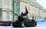 Some local people, survivors of the siege, have condemned the use of soldiers and period equipment such as the Soviet WWII-era T-34 tank as inappropriate