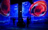 Une oeuvre de Marc Chagall projetée à l'Atelier des Lumières, le 26 février 2020 à Paris