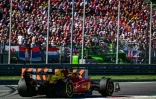 Le Monégasque Charles Leclerc (Ferrari) lors du Grand Prix d'Italie à Monza, le 11 septembre 2022