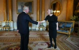 Charles III reçoit la Première ministre britannique Liz Truss au palais de Buckingham le 9 septembre 2022 