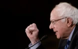 Bernie Sanders, lors d'une conférence de presse le 1er mai 2016 à Washington DC.