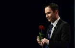 L'ex-candidat à la présidentielle Benoît Hamon lors d'un meeting de campagne à Maxéville, près de Nancy, le 5 avril 2017