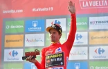 Le Slovène Primoz Roglic leader après la 13e étape du Tour d'Espagne le 6 septembre 2019
