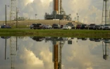 La nouvelle fusée de la Nasa SLS, avec à son sommet la capsule Orion sans équipage à bord, le 2 septembre 2022 avant son décollage pour la mission Artémis 1