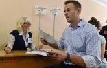 L'opposant Alexeï Navalny, dont tous les alliés ont été exclus des élections, vote à Moscou le 8 septembre 2019