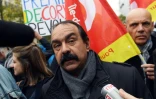 Le leader de la CGT Philippe Martinez le 16 novembre 2017 à Paris