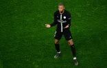 L'attaquant du PSG Kylian Mbappé lors du match face à Manchester United au Parc des Princes le 6 mars 2019