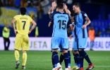 Les joueurs de Gérone contre Villarreal au stade de La Ceramica, le 31 août 2018