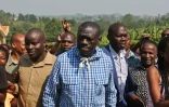 Le leader de l'opposition en Ouganda Kizza Besigye s'apprête à voter à Rukungiri, le 18 février 2016