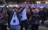 Les partisans de Donald Trump le 8 novembre 2016 à New York 