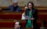 La députée Renaissance du Val d'OIse, Emilie Chandler, s'exprime lors d'une séance de questions au gouvernement à l'Assemblée nationale, à Paris, le 7 mars 2023