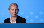 La co-cheffe du parti AfD Alice Weidel, le 5 août 2023 à Magdebourg, dans l'est de l'Allemagne