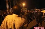 Mardi 1er septembre 2009 - Barrage des professionnels du BTP devant la SRPP au Port