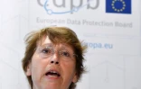 Andrea Jelinek, présidente de l'EDPB, le 25 mai 2018 à Bruxelles