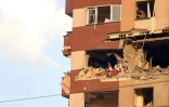 Photo montrant une vue partielle d’un appartement détruit par une frappe israélienne dans la capitale iranienne, Téhéran, le 13 juin 2025
