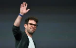 Le cycliste britannique Mark Cavendish lors de la présentation officielle du parcours du Tour de France 2022 à Paris, le 14 octobre 2021