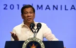 Le président philippin Rodrigo Duterte à Manille le 29 avril 2017 lors du sommet de l'Association des nations d'Asie du sud-est (Asean)