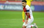 Le Monégasque Radamel Falcao contre Rennes le 7 octobre 2018 à Monaco 