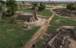 Dans le village peul détruit de Sadia, dans le centre du Mali, le 5 juillet 2019