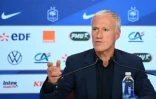 Didier Deschamps lors d'un point presse au siège de la Fédération française de Foot (FFF) à Paris, le 5 novembre 2020