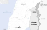 La zone frontalière entre le Liban et Israël et le plateau du Golan