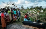 Funérailles à Beira au Mozambique le 20 mars 2019 après le passage du cyclone Idai