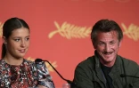 L'actrice Adele Exarchopoulos et le réalisateur Sean Penn le 20 mai 206 à Cannes pour la rpésentation du film "The Last Face"