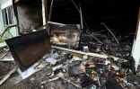 Les dégâts provoqués par l'incendie criminel de l'école Les Tamaris, à Béziers, dans la nuit du 31 octobre au 1er novembre 2019.