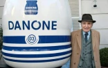 Daniel Carasso, 103 ans, le fils du fondateur de Danone, Isaac Carasso, le 2 avril 2009 Ă Paris