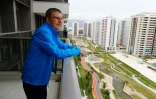 Le président du CIO Thomas Bach lors de son arrivée au Village olympique de Rio de Janeiro, le 28 juillet 2016