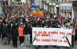 Manifestation à Nantes après l'annonce des résultats du 1er tour des législatives, le 30 juin 2024