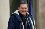 Le ministre des Transports, Philippe Tabarot, quitte l'Elysée après une réunion, le 5 février 2025