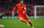 Gareth Bale qualifié avec les Pays-Bas à l'issue de la victoire sur la Hongrie, le 19 novembre 2019 à Cardiff