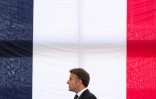 Emmanuel Macron lors d'une visite à l'usine Vorwerk, qui produit les appareils Thermomix, dans le cadre des "Choose France Days", à Donnemain-Saint-Mamès (Eure-et-Loir), le 29 mai 2026