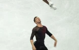 Le couple français Vanessa James et Morgan Ciprès lors du programme court des Mondiaux de patinage artistique, le 20 mars 2019 à Saitama au Japon