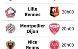 Programme des matches de la 1ère journée de L1 de football de la saison 2018-2019