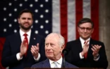 Le roi Charles III s'exprime devant le Congrès américain à Washington, le 28 avril 2026