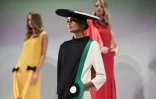 Des créations de Pierre Cardin présentées au théâtre du Châtelet à Paris, le 21 septembre 2020