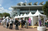 L'entrée de Roland-Garros où se déroule la REF 2026, à Paris le 26 août 2026