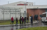 Action des gardiens de la prison de Lille-Annoeullin, mercredi 6 mars 2019