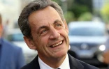 Nicolas Sarkozy dans une rue de Nice le 17 septembre 2016