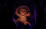Les squelettes sont les acteurs principaux du Jour des Morts, le 30 octobre 2019 Ă Mexico