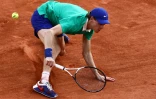 L'Italien Jannik Sinner en finale de Roland-Garros, contre Carlos Alcaraz, le 8 juin 2025 à Paris