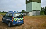 Le silo où les enquêteurs ont découvert le corps d'une enfant qui pourrait être Lyhanna, à Puycasquier dans le Gers, le 5 juin 2026