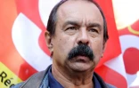 Le secrétaire général de la CGT Philippe Martinez lors d'une manifestation à Paris, le 9 octobre 2018